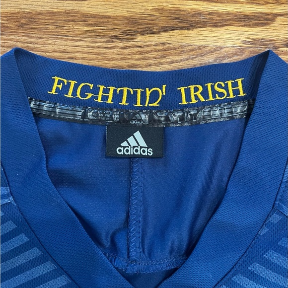 Adidas Notre Dame football jersey Size L “fightin Irish” embroidered on neck - Picture 3 of 6